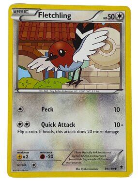 Fletchling 089/119 Common Normal Phantom Forces